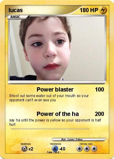 Pokémon Lucas 1167 1167 Power Blaster My Pokemon Card