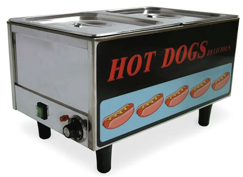 Omcan Fw Tw 3050 Hot Dog Steamer And Bun Warmer 50 Hot Dogs And 30 Bun