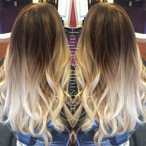 Faded Hair Color Dark To Light Patrina Hensley