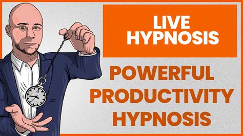 Productivity Hypnosis Hypnotherapy For Getting Things Done Gtd Youtube