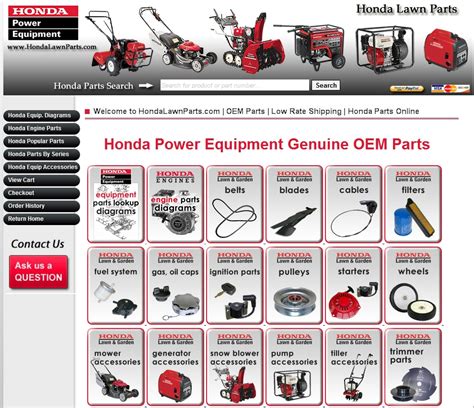 How To Find Honda Mower Part Numbers Honda Lawn Parts Blog