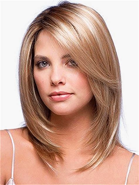 The Medium Length Straight Hairstyles With Layers For Hair Ideas The