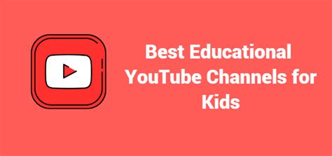 15 Best Educational Youtube Channels For Kids Educational App Store