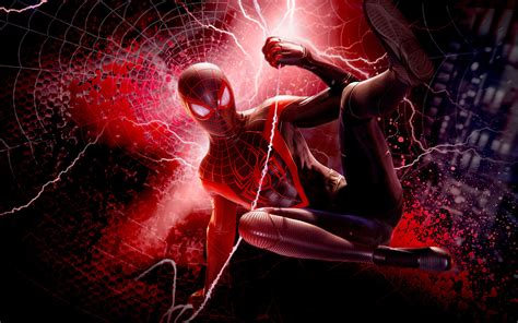 Miles Morales Backgrounds Spiderman Vertical Fall Iphone Wallpaper Sunwalls