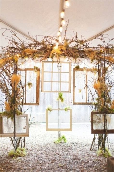 35 Dreamy Indoor Wedding Ceremony Backdrops Deer Pearl Flowers