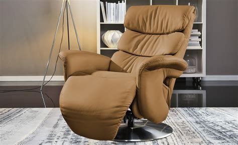 Elektrisch relaxsessel massagesessel verstellbar tv armchair +getränkehalter usb. himolla Leder-Relaxsessel gelb - Leder 7228 | Safran ...