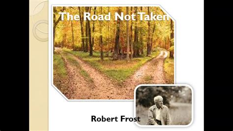 The Road Not Taken Literary And Poetic Devices Youtube