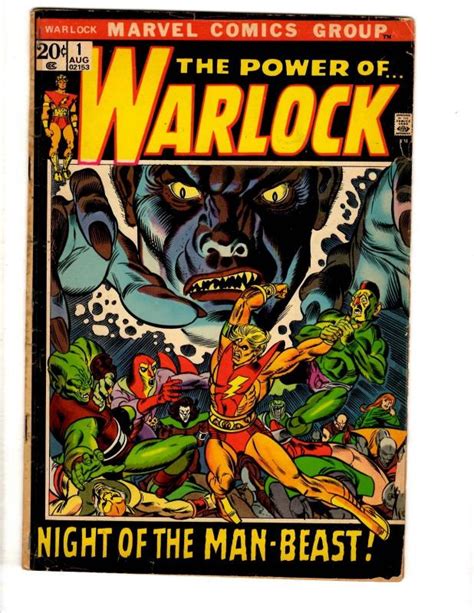 Power Of Warlock 1 Vg Marvel Comic Book Bronze Age Super Heroes Rh1
