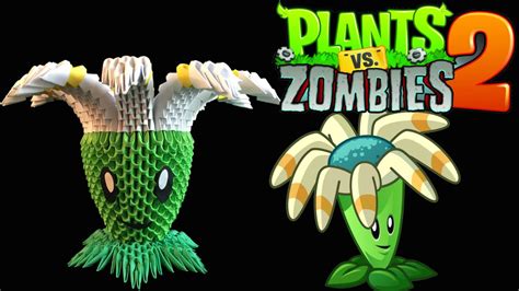 3d Origami Bloomerang Tutorial From The Plants Vs Zombies 2 Game Youtube