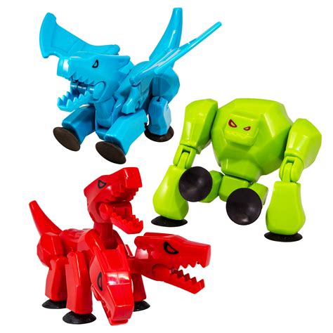 Buy Stikbot Zing Mega Monsters 3 Pack Complete Set Of 3 Poseable