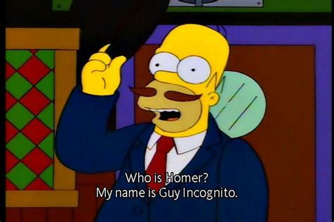 Guy Incognito Los Simpson Los Simpsons Fulanitos