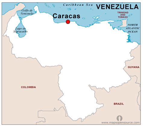 Venezuela Mapa Capital