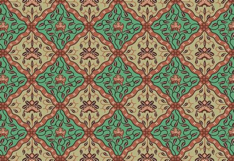 Indonesia Batik Design Vector Premium