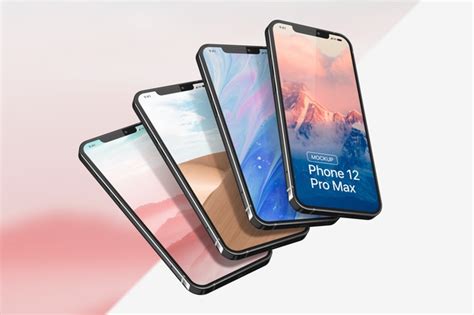 Premium PSD | Smartphone pro max mockup