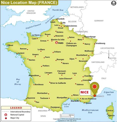 Nice Carte De France Voyage Carte Plan