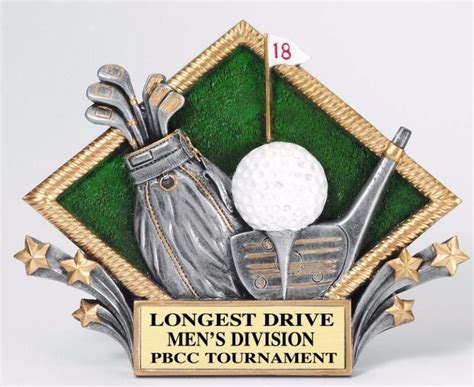 Custom Engraved Golf Award Golf Trophy Golf Tournament Awards In
