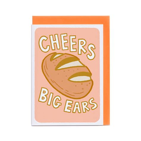 cheers big ears greeting card neighbourhood press