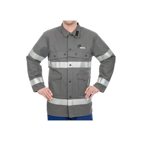 Weldas Warnschutz Schweißerjacke 38 4335 Arc Knight 520 Grm2