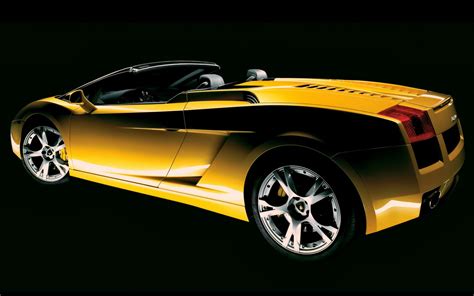 Fondo De Pantalla Coche Lamborghini Amarillo Descapotable Imagenes
