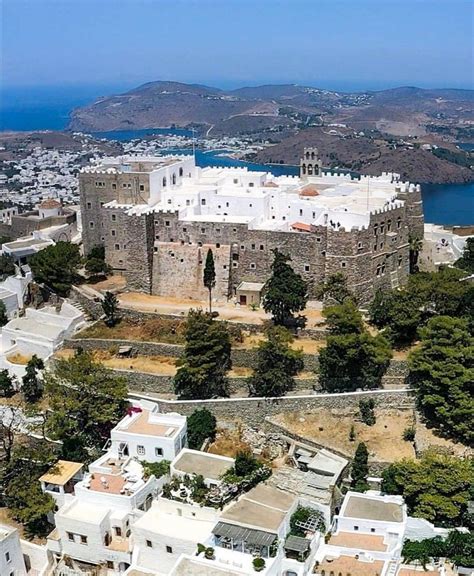 St Johns Monastery Patmos Island Greece Beautiful Islands