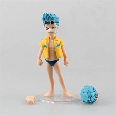 Anime One Piece Childhood Franky Model Pvc Action Figure Variable
