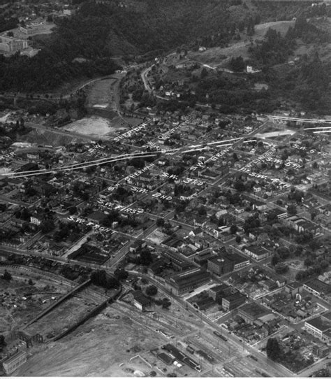 from vintage portland aerial of sw portland c1938 historical photos aerial aerial view