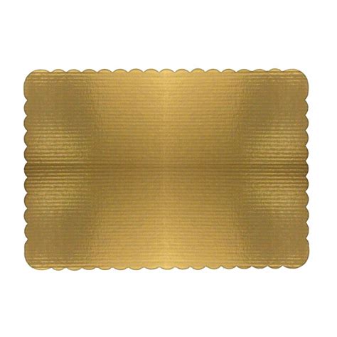 Gold Corrugated Cake Boards 9 X 13 18 Thick Single Wall Thickness