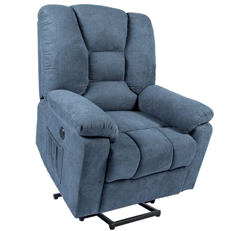 winston porter microfiber power lift assist recliner chair with massage heating and usb charge