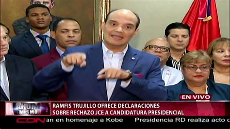 Ramfis Dom Nguez Califica Como Una Conspiraci N Del Gobierno El Rechazo