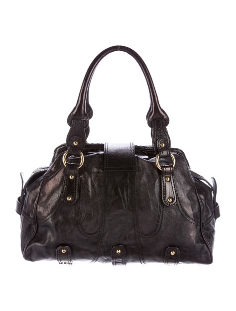 Valentino Leather Shoulder Bag Handbags Val60197 The Realreal