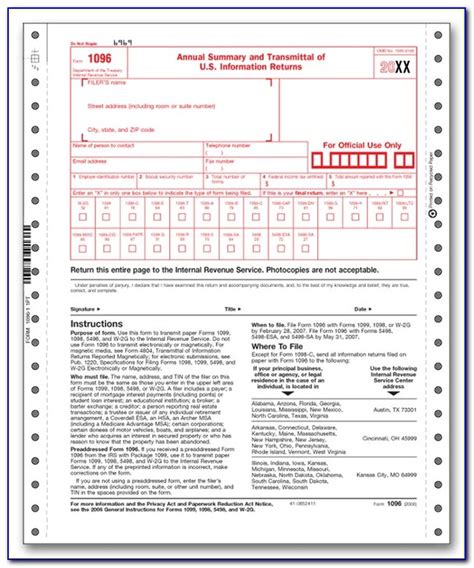 Irs Form 1096 Template Free Form Resume Examples Jxdnm88kn6