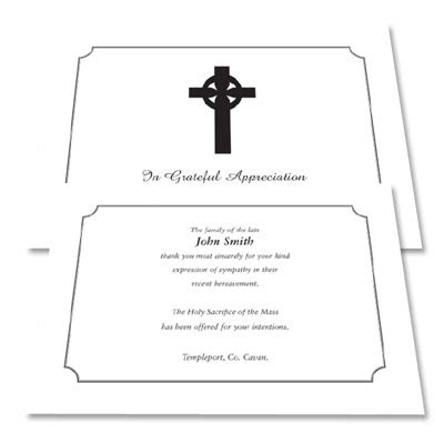 Insights on acknowledging memorial gifts. Acknowledgement Cards - 100 - Harvest Moon Print & Design