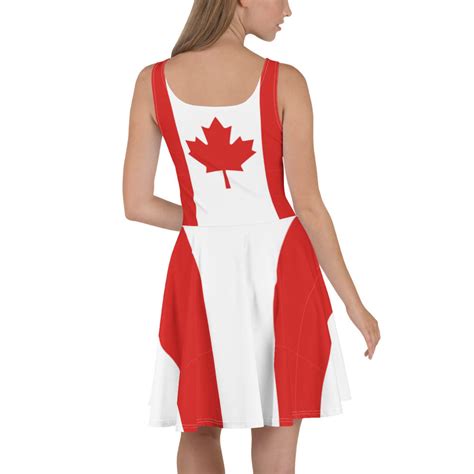 canadian flag women dress canada flag ts design hokey etsy australia