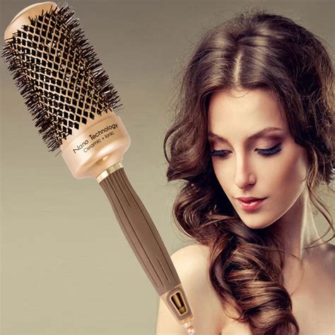 Professional High Quality 1pcs 4 Size Bristles Round Hair Brush Barber Salon Styling Tools