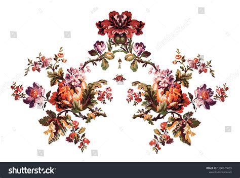 French Floral Pattern Description French Floral Pattern Art Printing