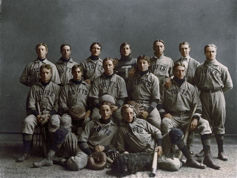 Baseball Team Colorized History History Colorized Photos