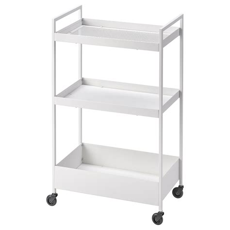 Tus armarios ikea así como estanterías, escritorios y mucho más te espera en la web con descuentos especiales. NISSAFORS Desserte - blanc - IKEA
