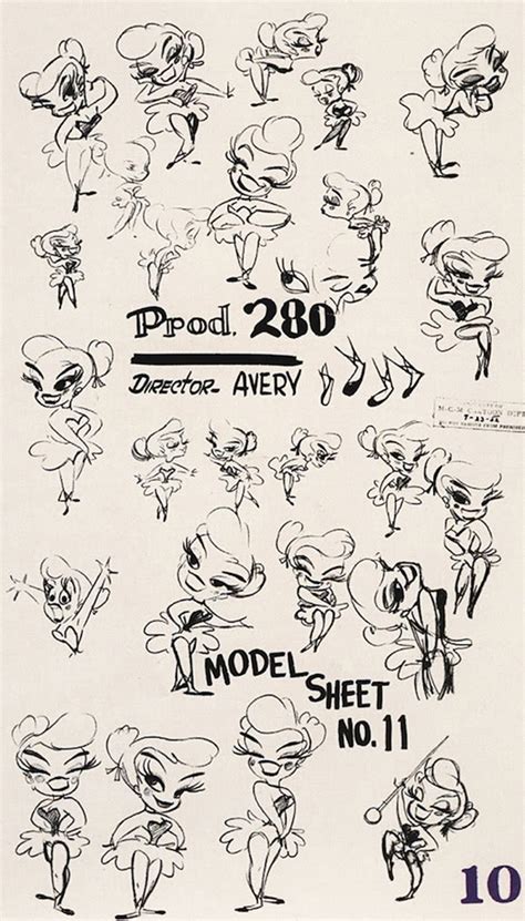 100 Character Model Sheets From Animation History Jenkins Stogrortered71