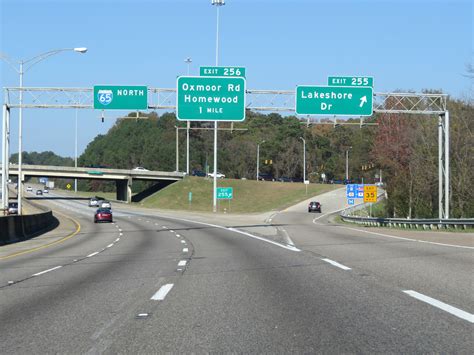 Alabama Interstate 65 Northbound Cross Country Roads