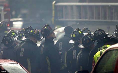 Two Boston Firefighters Killed In Nine Alarm Brownstone Fire Daily Mail Online