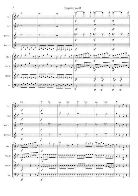 Symphony No 40 In G Minor K 550 Movement I By Wolfgang Amadeus