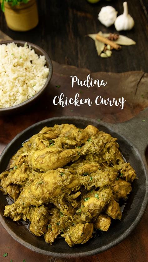 Homecookingshowinstagram On Pinno How To Make Pudina Chicken Curry