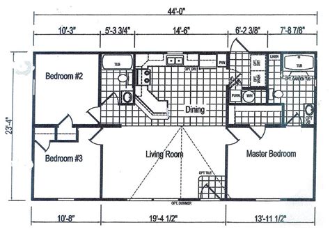 Single wides, also known as single sections, range from the highly compact to the very spacious and come in a variety of widths. Single Wide Mobile Home Floor Plans - Kelseybash Ranch | #3762