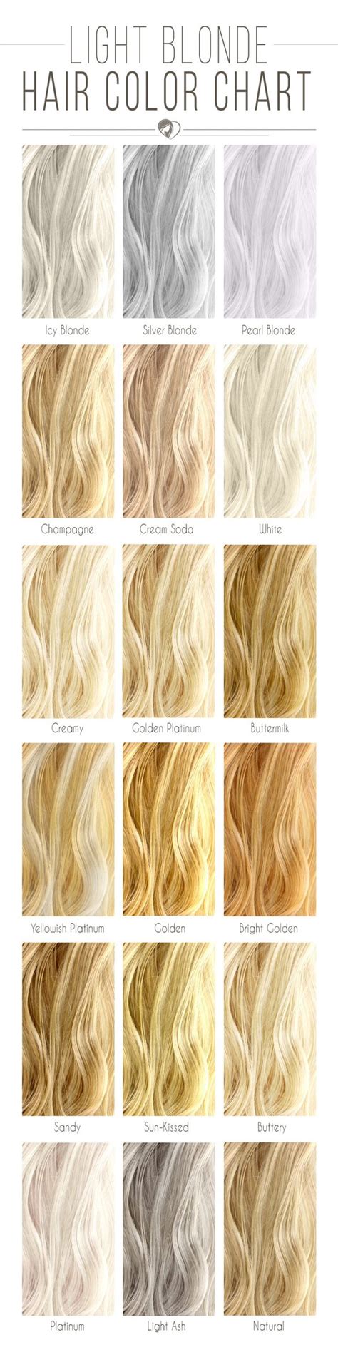 Blonde Hair Color Chart To Find The Right Shade For You Hair Color