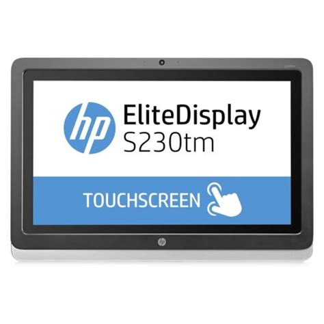 Hp Elitedisplay S230tm 23 Inch Touch Ips Display Monitor Dvi D Dp