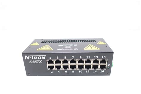 Red Lion 516tx N Tron 10 30v Dc 10a Amp Unmanaged Ethernet Switch