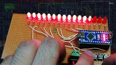 How To Make 16 Led Chaser 8 Effects Youtube