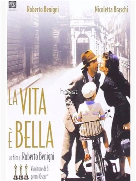 Life Is Beautiful Italian Movie Poster Poster For Sale By Heyst