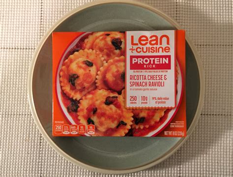 Lean Cuisine Protein Kick Ricotta Cheese And Spinach Ravioli Review