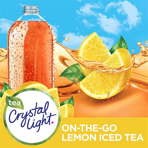 Crystal Light Drink Mix Lemon Iced Tea On The Go Packets 10 Count